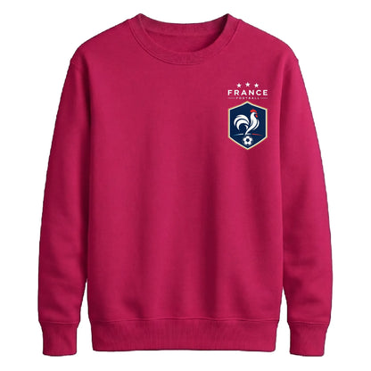 France Football Crest FiFa Printed Unisex Sweatshirt - World Cup 2026 T-Shirt / Football Shirt