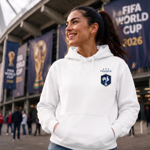 France Legacy Emblem Style Printed FIFA unisex hoodie