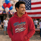 Freedom Runs Deep USA Independence Day Unisex Hoodie