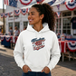 Freedom Runs Deep USA Independence Day Unisex Hoodie