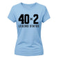 Funny 40x2 Legend Status 80th Birthday Ladies Fit-TShirt
