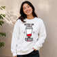 Funny Battery Low Slogan Graphic Unisex Sweatshirt