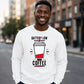 Funny Battery Low Slogan Graphic Unisex Sweatshirt