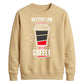 Funny Battery Low Slogan Graphic Unisex Sweatshirt
