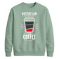 Funny Battery Low Slogan Graphic Unisex Sweatshirt