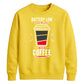 Funny Battery Low Slogan Graphic Unisex Sweatshirt