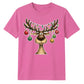 Funny Christmas Reindeer Graphic Unisex T-Shirt