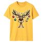Funny Christmas Reindeer Graphic Unisex T-Shirt