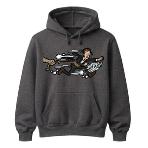 Funny Cold Feet Groom Cartoon Unisex Hoodie