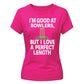 Funny Cricket Slogan Women Cricket Printed Ladies Fit T-Shirt - England Cricket 2026 Tee Shirt