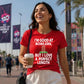 Funny Cricket Slogan Women Cricket Printed Ladies Fit T-Shirt - England Cricket 2026 Tee Shirt