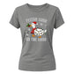 Funny Festive Goose On The Loose Christmas Ladies T-Shirt