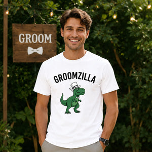 Funny Groomzilla Dinosaur Groom Unisex T-Shirt