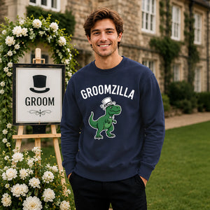 Funny Groomzilla Stag Groom Unisex Sweatshirt