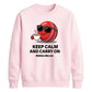 Funny Keep Calm Women Cricket Printed Unisex Sweatshirt T20 Womens World Cup