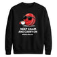 Funny Keep Calm Women Cricket Printed Unisex Sweatshirt T20 Womens World Cup