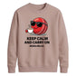 Funny Keep Calm Women Cricket Printed Unisex Sweatshirt T20 Womens World Cup