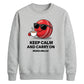 Funny Keep Calm Women Cricket Printed Unisex Sweatshirt T20 Womens World Cup