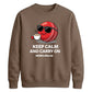 Funny Keep Calm Women Cricket Printed Unisex Sweatshirt T20 Womens World Cup