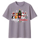 Funny Meowy Cute Festive Cats Christmas Oversized T-Shirt