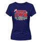 Funny Merry Drunk I'm Graphic Christmas Ladies T-Shirt