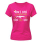 Funny Now I Have A Machine Gun Christmas Ladies T-Shirt