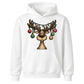 Funny Reindeer Baubles Fairy Lights Christmas Kids Hoodie