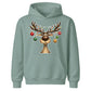 Funny Reindeer Baubles Fairy Lights Christmas Kids Hoodie