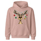 Funny Reindeer Baubles Fairy Lights Christmas Kids Hoodie