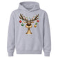 Funny Reindeer Baubles Fairy Lights Christmas Kids Hoodie