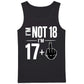 Funny Rude Middle Finger 18th Birthday Men Tank Top