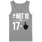 Funny Rude Middle Finger 18th Birthday Men Tank Top