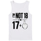 Funny Rude Middle Finger 18th Birthday Men Tank Top