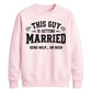 Funny Send Beer Groom Unisex Sweatshirt