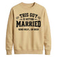Funny Send Beer Groom Unisex Sweatshirt