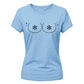 Funny Snowflake Party Graphic Christmas Ladies T-Shirt