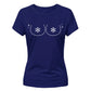 Funny Snowflake Party Graphic Christmas Ladies T-Shirt