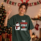 Funny Snowman The Vegans Stole Nose Christmas Oversized T-Shirt