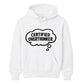 Funny Thought Bubble Certified Overthinker Unisex Hoodie