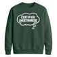 Funny Thought Bubble Certified Overthinker Unisex Sweatshirt