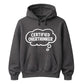 Funny Thought Bubble Certified Overthinker Unisex Hoodie