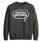 Funny Thought Bubble Certified Overthinker Unisex Sweatshirt