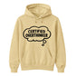 Funny Thought Bubble Certified Overthinker Unisex Hoodie