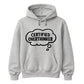 Funny Thought Bubble Certified Overthinker Unisex Hoodie