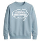 Funny Thought Bubble Certified Overthinker Unisex Sweatshirt