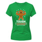 Funny Tough Cookie Gym Graphic Christmas Ladies T-Shirt