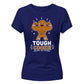 Funny Tough Cookie Gym Graphic Christmas Ladies T-Shirt