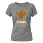 Funny Tough Cookie Gym Graphic Christmas Ladies T-Shirt