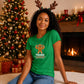 Funny Tough Cookie Gym Graphic Christmas Ladies T-Shirt
