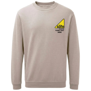 Gas Safe Workwear Custom Text Printed Sweatshirt